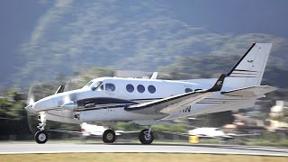 Beechcraft King Air C90GTx Decolagem em Angra dos Reis RJ [upl. by Rema]