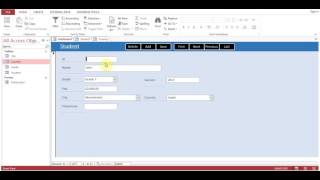 How to Create Buttons on Form MS Accsss [upl. by Aidole715]