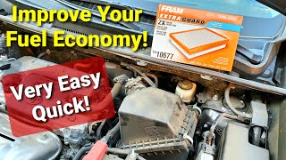 How To Change Engine Air Filter Toyota Rav4 20132018 models [upl. by Rohpotsirhc]