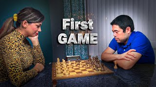 My First ever chess Game Against Grandmaster Hikaru Nakamura on Camera [upl. by Ycnahc]