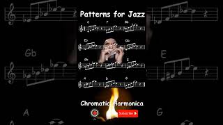 Patterns for Jazz  Daily Exercise  Chromatic Harmonica [upl. by Ahseele]