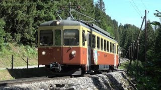 BLM Bergbahn Lauterbrunnen  Mürren Automotrice BDe 44 31 [upl. by Cosimo722]