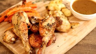 Roast Chicken Recipe  Indian Style  Chicken Starter Recipe  Curries And Stories With Neelam [upl. by Dorca766]