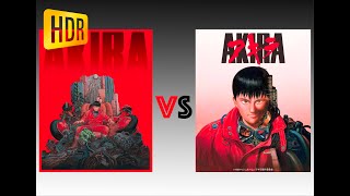 ▶ Comparison of Akira 4K 4K DI HDR10 vs REMASTERED Version [upl. by Enilatan]