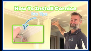 How To Install Plaster Cornice [upl. by Kasper]