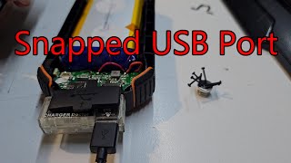 Cygnett Power bank USB port repair [upl. by Maxima]