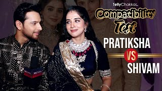 YRKKH CoStar PratikshaShivam Takes Compatibility Test With Tellychakkar  Exclusive [upl. by Annoj254]