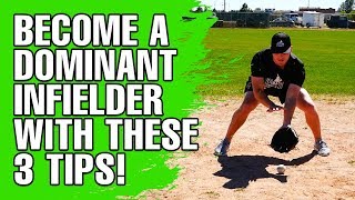 3 Simple Tips To Become A Dominant Infielder  Baseball Fielding Tips [upl. by Atnuahsal999]