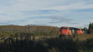 CN 305 avec CN 3189 amp ChasingNBQc 20 septembre 2024 [upl. by Lillis]