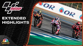 MotoGP EXTENDED HIGHLIGHTS Thailand Grand Prix  102923  Motorsports on NBC [upl. by Angelia144]