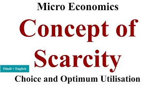 Concept of Scarcity Scarcity definition of economics scarcity and choice economics micro economic [upl. by Selena]