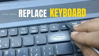 How to Replace Keyboard Acer Aspire 5733 [upl. by Maryjane]