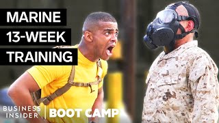 What New Marine Corps Recruits Go Through In Boot Camp  Boot Camp  Business Insider [upl. by Olnee11]