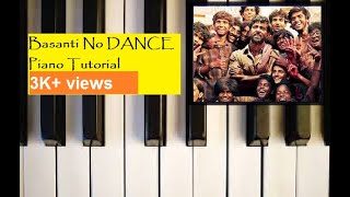 Basanti no dance piano tutorial  SUPER 30 [upl. by Ettenot]