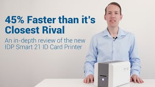 IDP Smart 21 ID Card Printer Review  The cheapest ID card printer on the market [upl. by Ahsener]