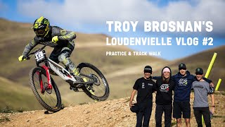 We rode the STEEPEST most fun track EVER Training and Track Walk in Loudenvielle Vlog 2 [upl. by Tankoos164]