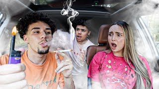 CIGARETTE PRANK ON JULES amp SAUD [upl. by Ennairej]