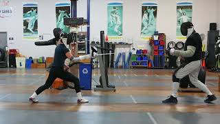 Beating a Taller Opponent  Fencing Lesson [upl. by Merkley]