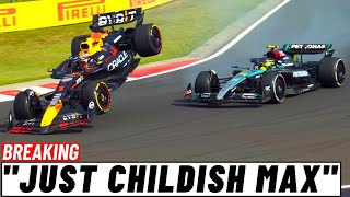 Hamilton and Verstappen Crash in Hungary Reigniting Rivalry and More  F1 News [upl. by Airotkciv709]