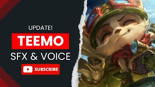 Teemo Update Visual Rework  League of Legends SFX [upl. by Roswald]