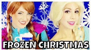 Elsa and Anna FROZEN Christmas songs with Olaf [upl. by Triley]