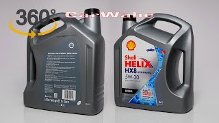 Shell HELIX HX8 5W30 ACEA A3B4 ACEA A3B3 FULLY SYNTHETIC Diesel Engine Oil  6Liters  carwahe [upl. by Dnaletak]