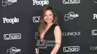 Pregnant Sammi Hanratty Attends People And Chain Celebrate Peoples 50th Anniversary In Los Angeles [upl. by Dibb]