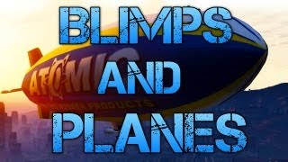 Grand Theft Auto V  ATOMIC BLIMP amp JET GAMEPLAY  PS3 HD [upl. by Skyler]