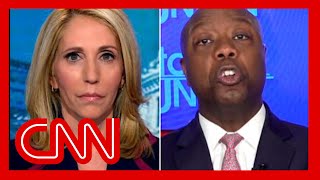 Oh come on Bash presses Tim Scott on Trumps false claims [upl. by Eidnam]