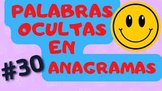 Haz este ejercicio  Activa tu mente  Anagramas en español 030 [upl. by Ydnas]