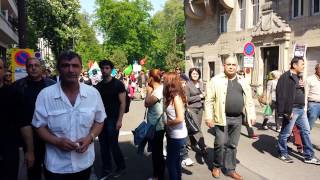 Génocide Arménien  Manifestation devant le consulat turque à Strasbourg 24042014 [upl. by Ainyt]