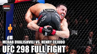 FULL FIGHT Merab Dvalishvili vs Henry Cejudo from UFC 298  ESPN MMA [upl. by Fredrika221]