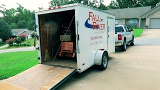 New 2016 Enclosed Trailer Setup With SCAG VRide 52 [upl. by Det]