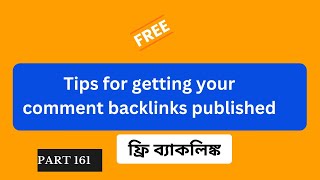 Tips for getting your comment backlinks published [upl. by Uund]