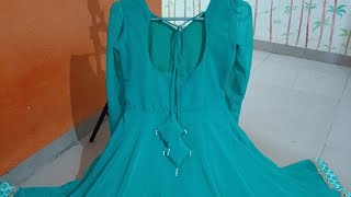 umbrella dress with full sleeve cutting and stitchingumbrella full dressdress stitchingdresses [upl. by Fang]