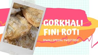 Fini Roti  How to make Fini Roti  Nepali Food Recipe  Diwali Recipe  Diksha Shrestha [upl. by Rourke]