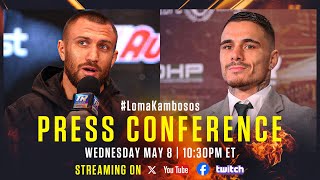 Vasiliy Lomachenko vs George Kambosos  FINAL PRESS CONFERENCE [upl. by Gerianna827]