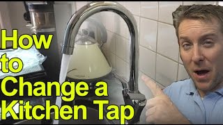 HOW TO CHANGE YOUR KITCHEN TAP  Monobloc Mixer  Plumbing Tips [upl. by Oicor]