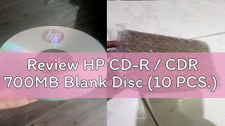 Review HP CDR  CDR 700MB Blank Disc 10 PCS [upl. by Buchbinder]