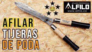 🤩 CÓMO AFILAR TIJERAS DE PODA 🌳 La guia completa con todo lo que necesitas saber [upl. by Alton]