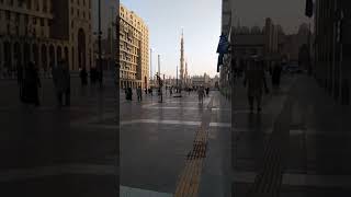 Jarak dari hotel Nozol royal inn Madinah ke mesjid Nabawi [upl. by Amber325]