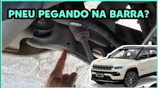 Jeep Compass raspando pneu ao girar todo o volante 2 Dicas [upl. by Areic]