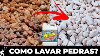 COMO LAVAR PEDRAS SEIXO BRANCO COM PEDREX LIMPA PEDRAS [upl. by Atkinson]