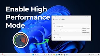 How to Enable High Performance Mode on Windows 11 [upl. by Hermia464]