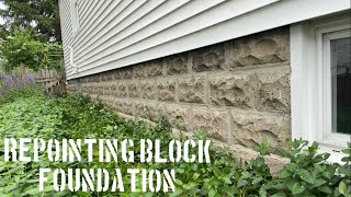 Repointing Block Foundation [upl. by Aicenert]