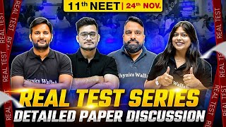 Real Test Series 03  Detailed Paper Discussion and Analysis  11th NEET 💥😎 [upl. by Jaquenetta]