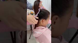 Pearl mask hair circles tutoring ponytail tutorial childrens haircuts are good looking high ponytai [upl. by Yrojram]