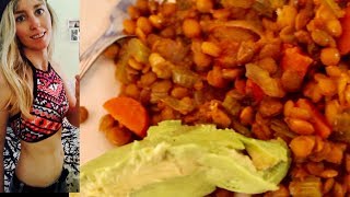 Easy Healthy Cheap Vegan Lentil Crockpot Recipe  Whats for Dinner🍴 [upl. by Wehttam694]