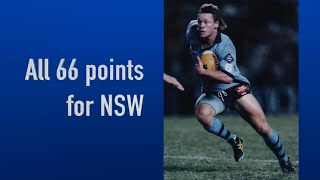 Rod Wishart  All Points for NSW in State of Origin [upl. by Oivatco]