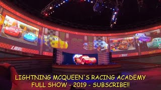 Lightning McQueens Racing Academy FULL SHOW 2019 Disney World Hollywood Studios [upl. by Muller]